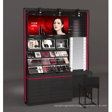 Cosmetics Shop Counter Display Stand High-End Illuminated Acrylic Display Rack